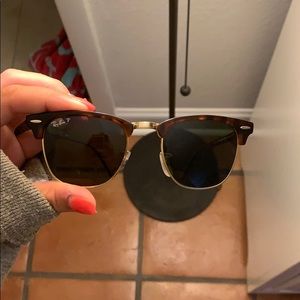 Rayban Polarized Tortoise Clubmasters